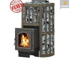 Чугунная печь для бани Везувий Ураган Ковка 16 (270)